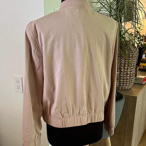 Banana Republic Bomber Jacket Women's size L Dusty Rose - Picture 5 of 9